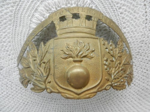 Plaque casque pompiers - plaque,