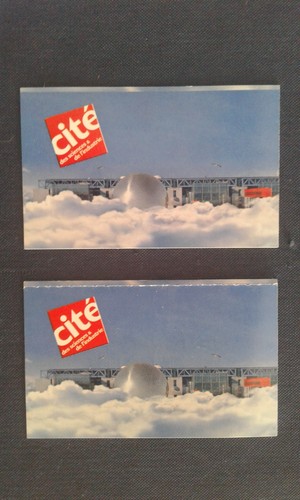 Ancien ticket cité des - 2,