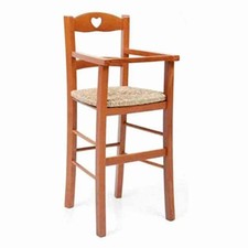 Chaise Haute En Bois Couleur