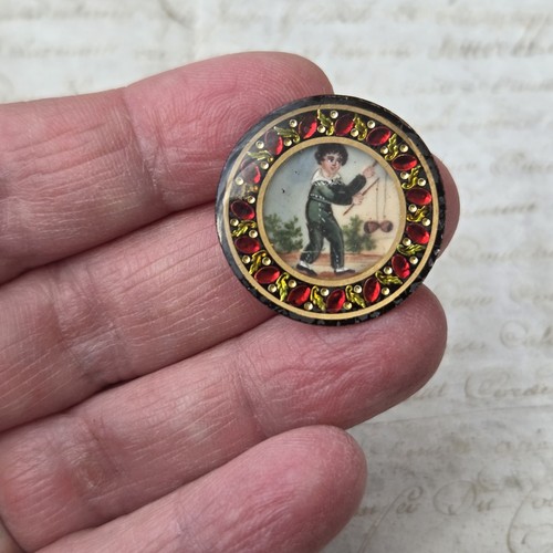 Miniature peinte pour bijou - peinte,