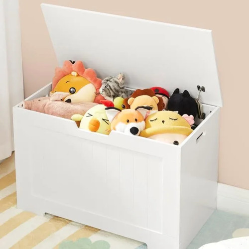 Coffre rangement pliable - rangement, blanc
