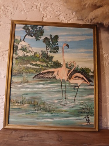 Tableau peinture huile - tableau,