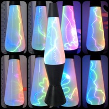 Lava Lite 17" Midnight Plasma Lightning Rainbow Storm Lamp #9900 Vintage 2003 ?