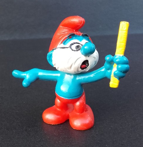 Figurine grand schtroumpf - figurine,