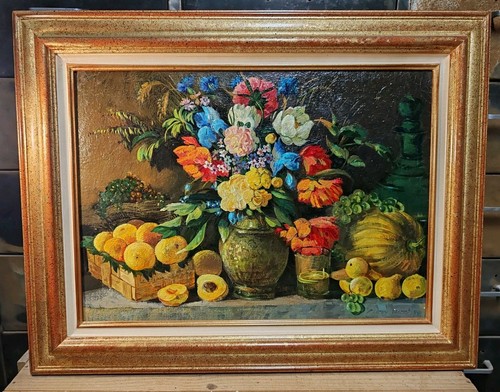 Tableau huile sur toile nature - huile,