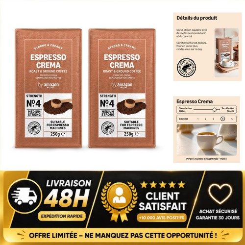 Café moulu espresso crema - café,