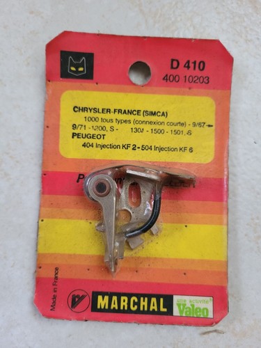 Jeu contacts rupteur - jeu,