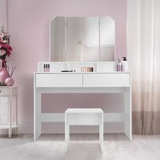 Table de maquillage MDF blanc