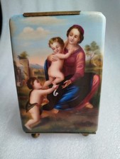 miniature porcelaine Vierge