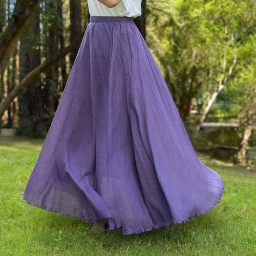 Indien violet solide jupe - solide,