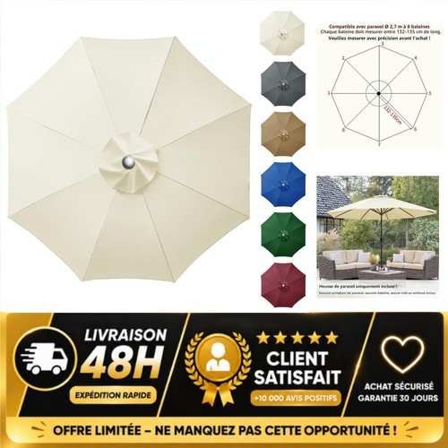 Housse rechange parasol 7 - de, 2,7