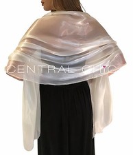 Ivoire Soyeux Mariage Bal Châle Pashmina Enveloppant