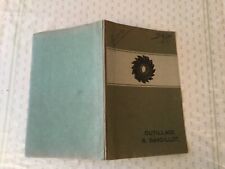 CATALOGUE OUTILLAGE MECANIQUE