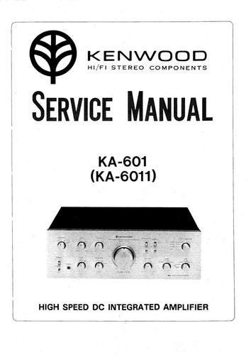 Service manuel instructions - service,