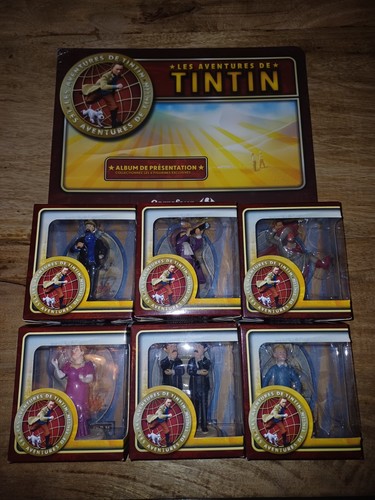 Lot complet figurines tintin - lot,
