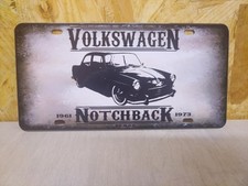 VW type 3 Notchback  "affiche" Plaque Alu Déco