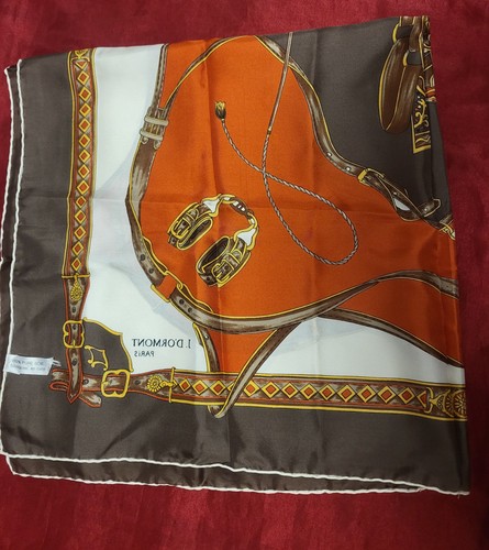 Foulard soie vintage - foulard,