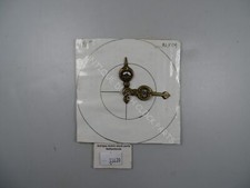 BRASS CLOCK HANDS FOR A DUTCH ZAANDAM CLOCK WITH GERMAN HERMLE CLOCKWORK