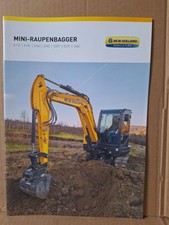 NEW HOLLAND MINI CRAWLER EXCAVATOR Brochure Tractor Hauler