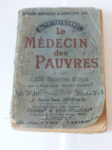 Livre ancien médecin des - livre, ancien/le