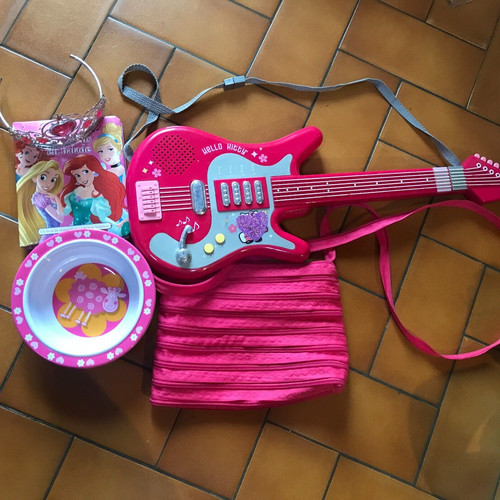 Lot sac rose guitare - lot, guitare,