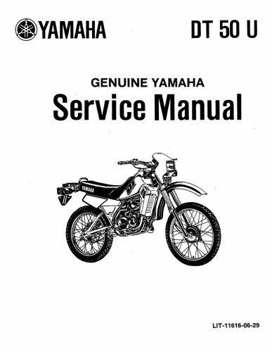 Yamaha dt50 service manual - u,
