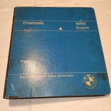BMW Isetta export, spare parts list