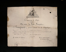 Napoléon BONAPARTE - Brevet