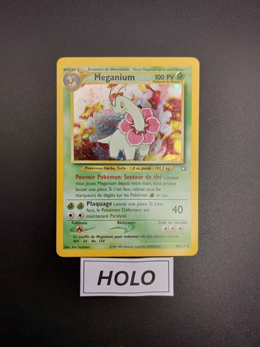 Carte pokémon meganium - pokémon,