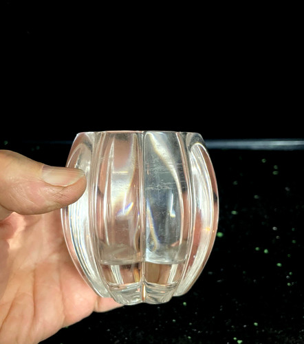 Vase bougeoir cristal - vase, en