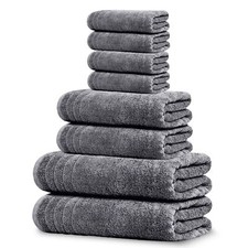 Lot de 8 Serviettes de Bain 2