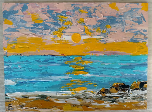 Peinture huile originale - à, l'huile