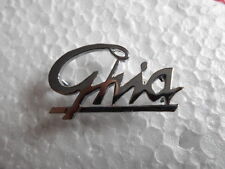 Nameplate plate Fiat Ghia 1500 GT 2300 VW? Ford? scritta chrome letters