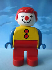 VINTAGE OLD LEGO DUPLO CHARACTER FIGURE - CIRCUS CLOWN