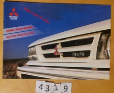 MITSUBISHI GAMME GALANT COLT LANCER SAPPORO SPACE WAGON STARION PAJERO L300 1989