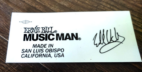 Music man van halen headstock - van,