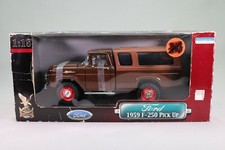 LE237 ROAD SIGNATURE 92317 Car 1/18 1:18 Ford F250 Pickup 1959 Bache Brown
