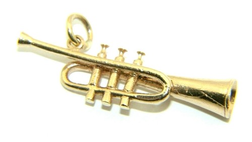 Charm trompette or - trompette,