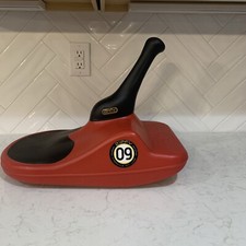 ZIPFY Freestyle Mini Luge Snow Sled RED DART Tobaggon Alpine Racing #09 USA MADE