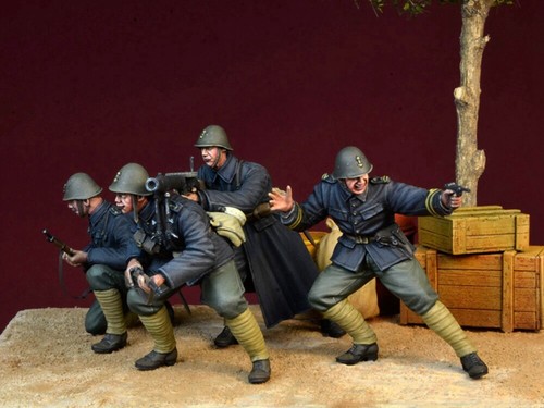 Lot figurines en - 4,