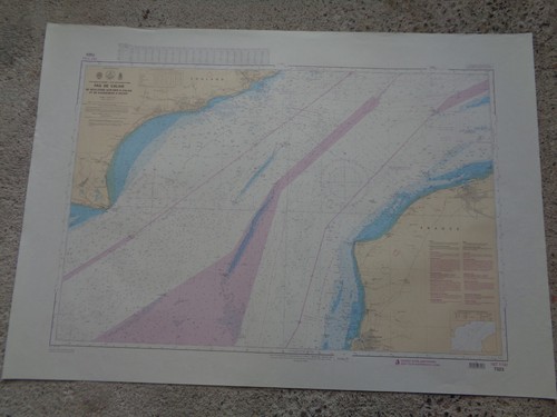Carte marine pas - carte, de