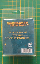 Warhammer Old world:  4 Classic high elf nobles - haut elfes OOP