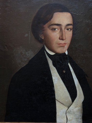 Ancien tableau portrait - ancien,
