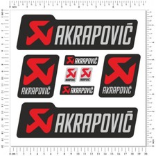 Akrapovic Exhausts Stickers