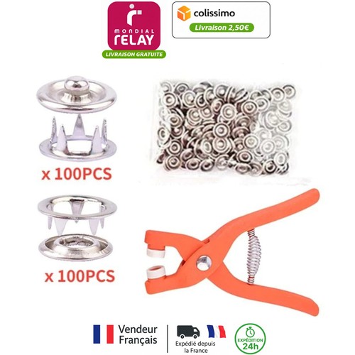 Kit boutons pression avec - kit,