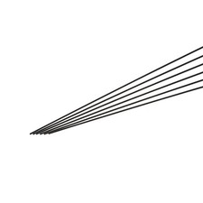10 Tiges fibre carbone 2.5mm