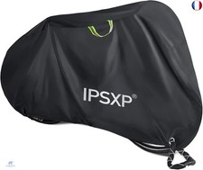 IPSXP Housse Vélo,Tissu Oxford 210D Epais Noir Bache Velo Exterieur 