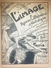 Victor Prouvé: Lithograph 1897 revue L'Image