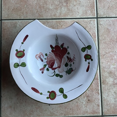 Plat barbe faience l est - faience,