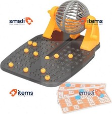 COLORBABY 43313 Bingo Jeu Avec 24 Cartes 90 Balles Noir/Jaune Color Bébé Modern